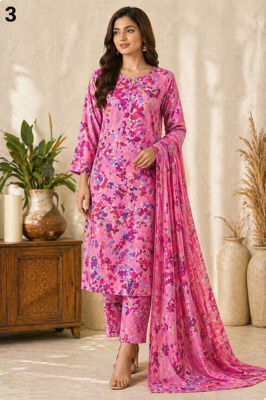Imported China 2-Piece Lawn Suits