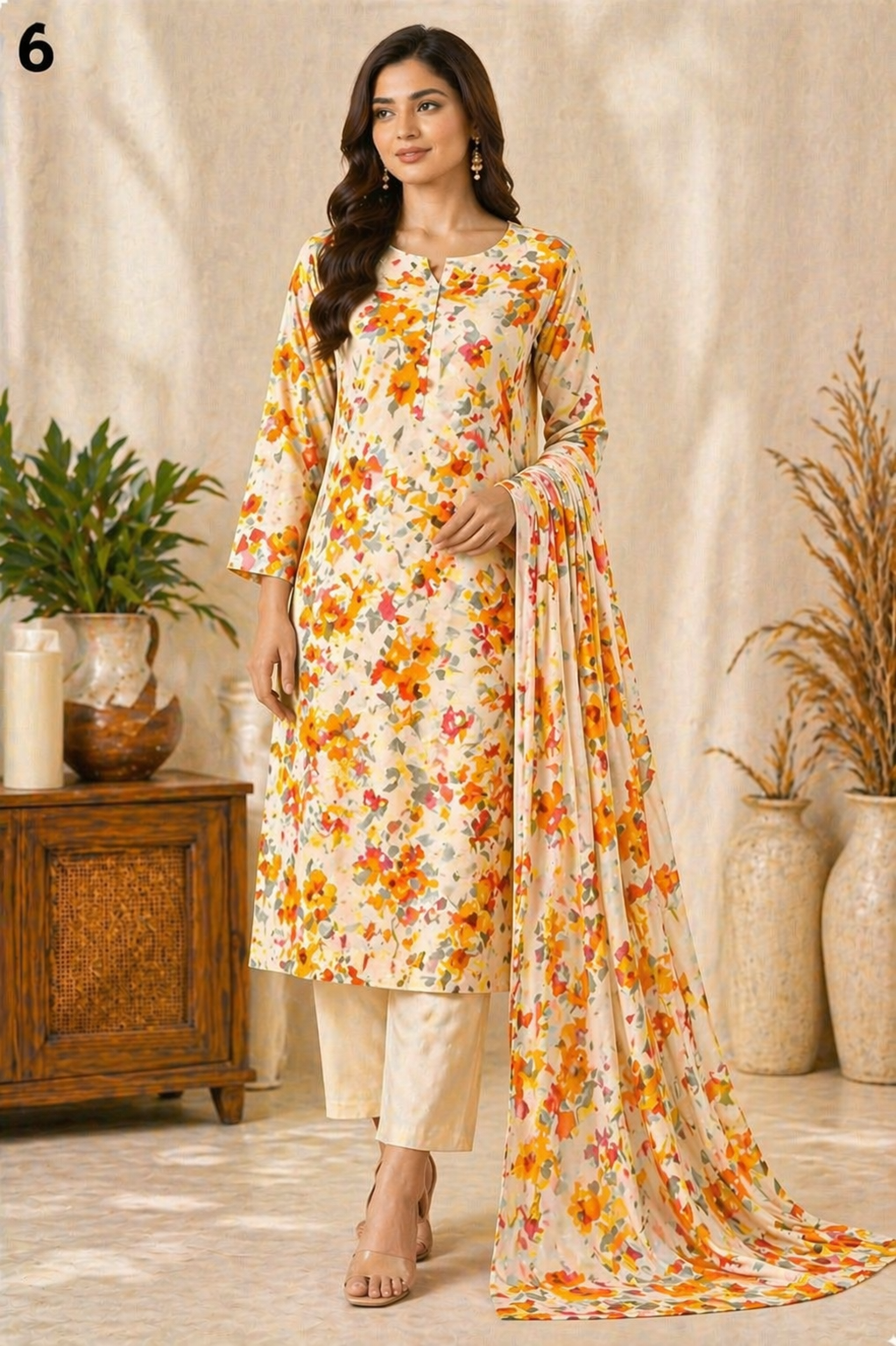 Imported China 2-Piece Lawn Suits