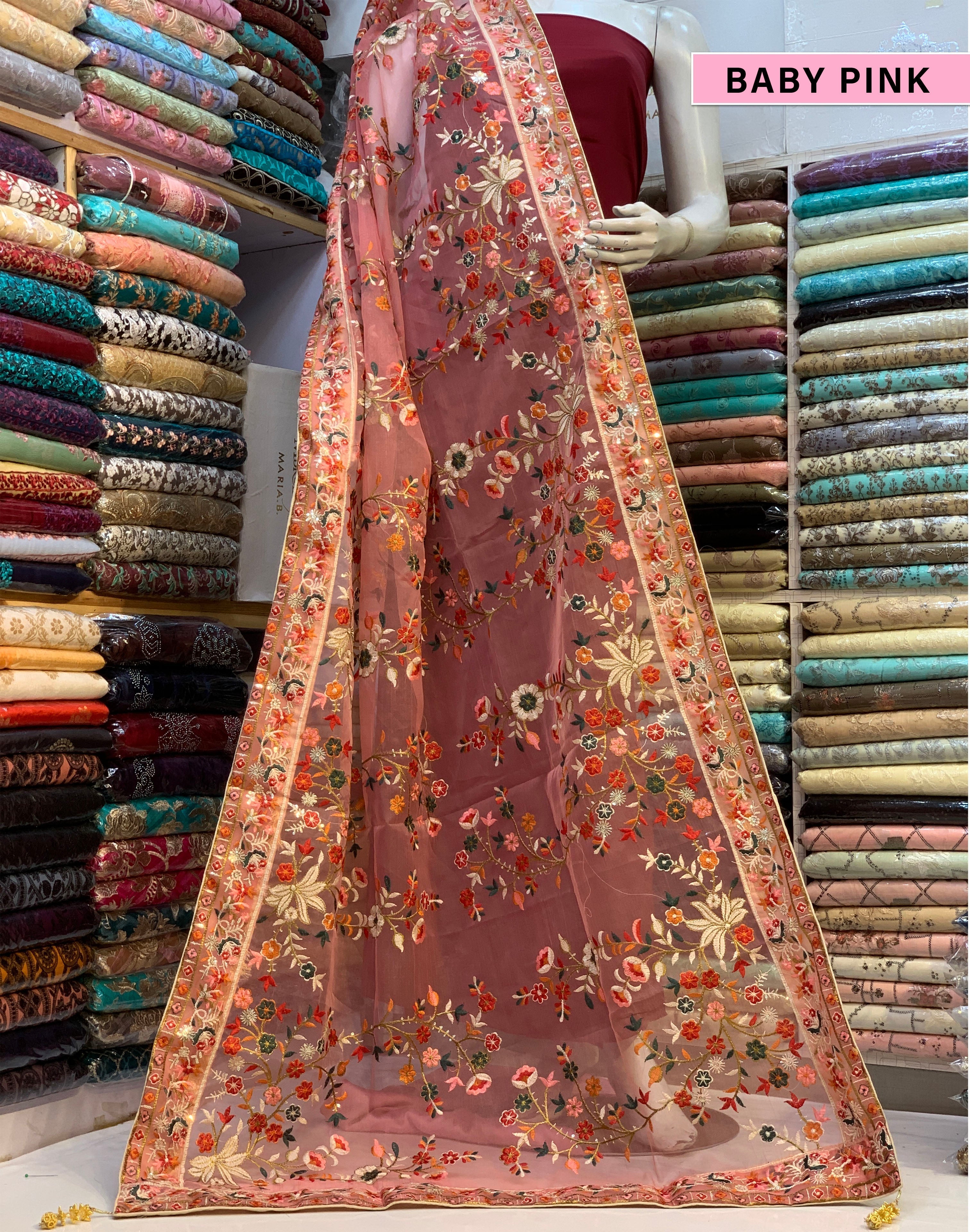 Premium Organza Bridal Shawl