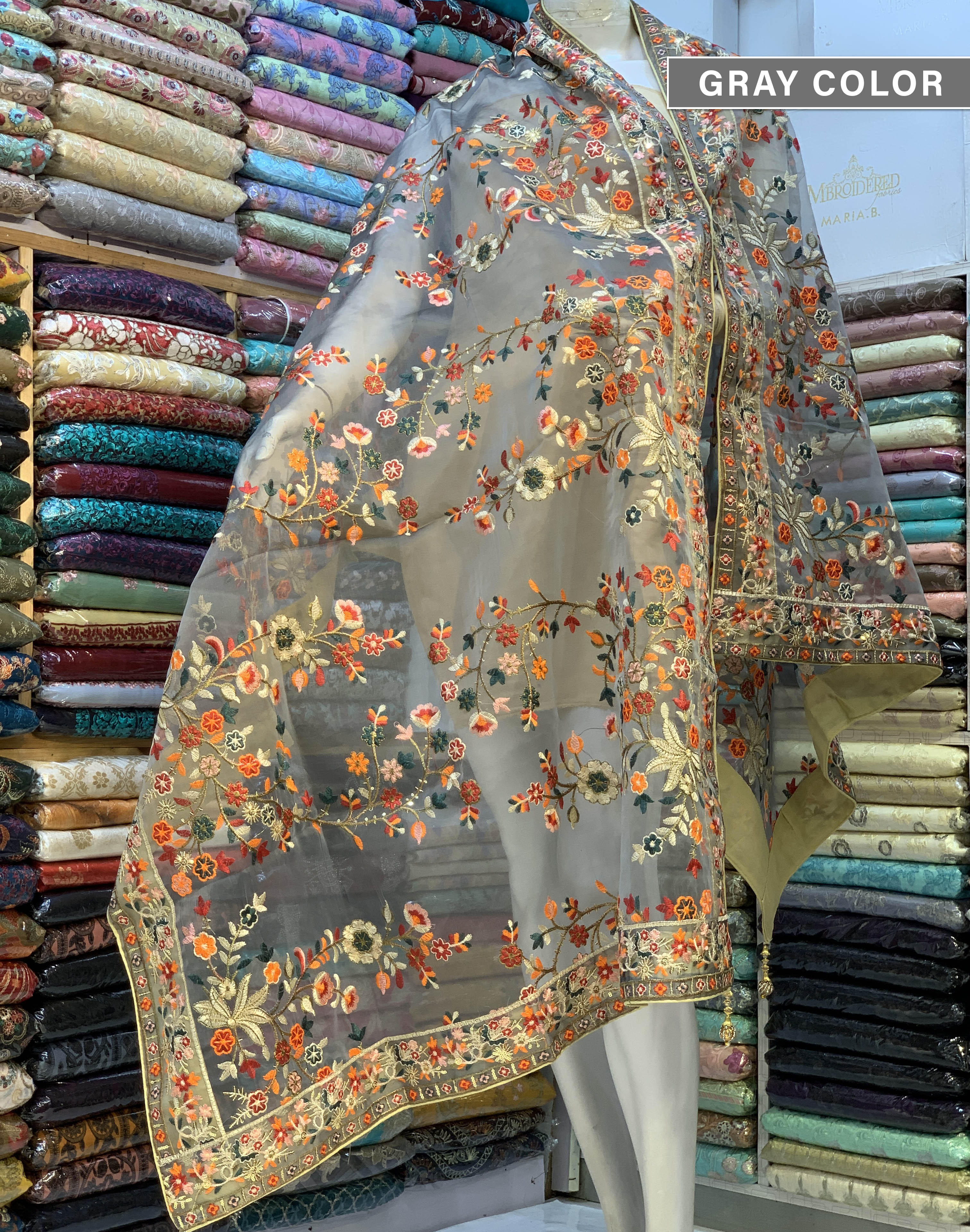Premium Organza Bridal Shawl