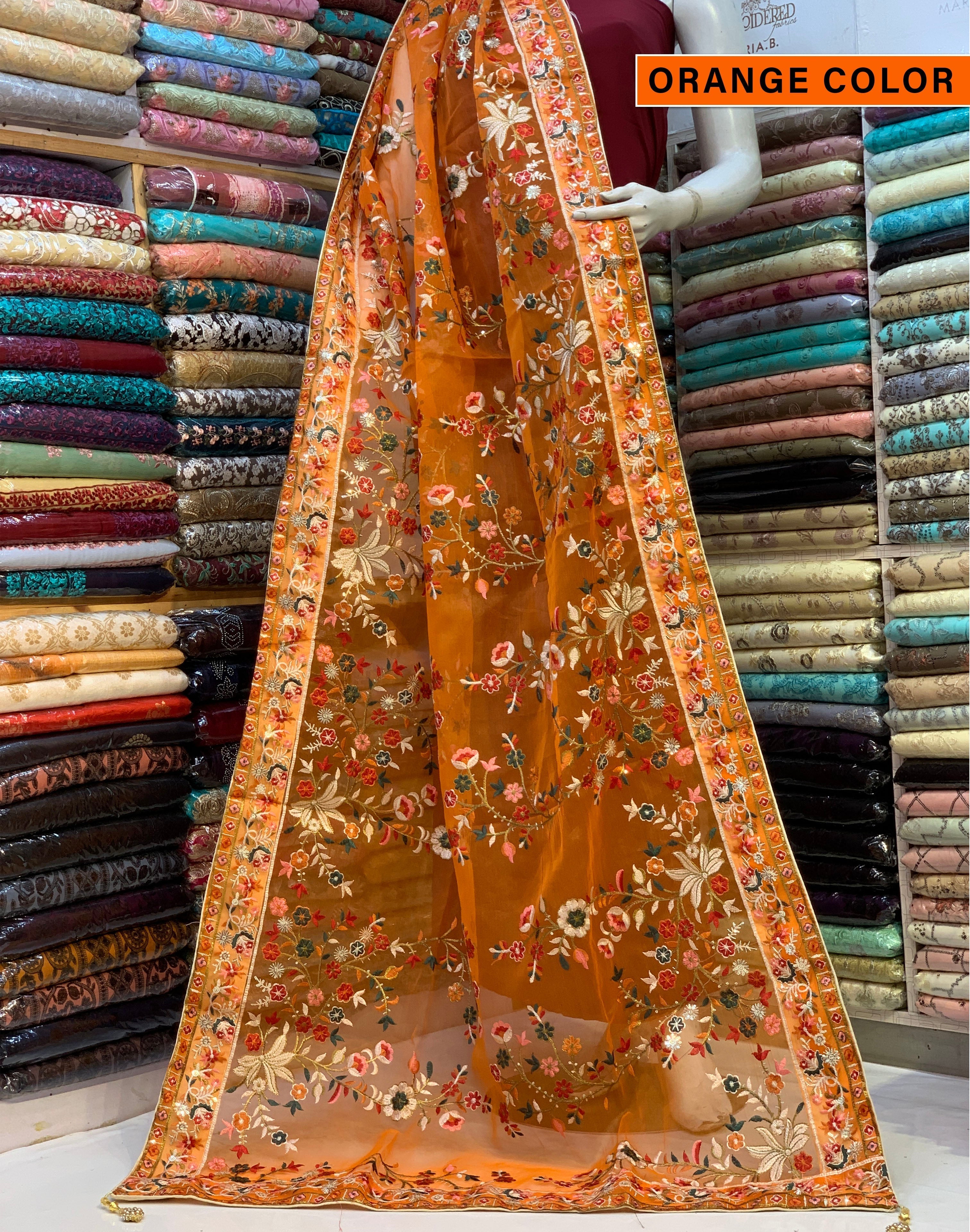 Premium Organza Bridal Shawl