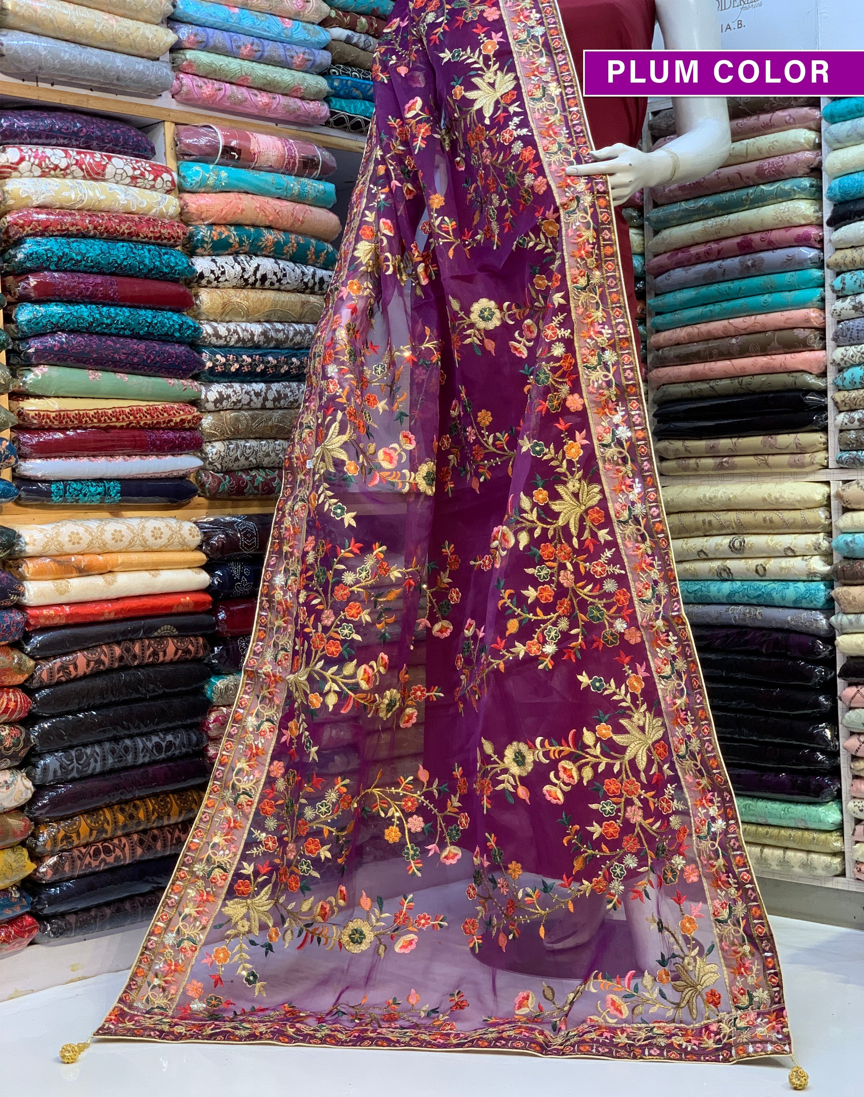 Premium Organza Bridal Shawl