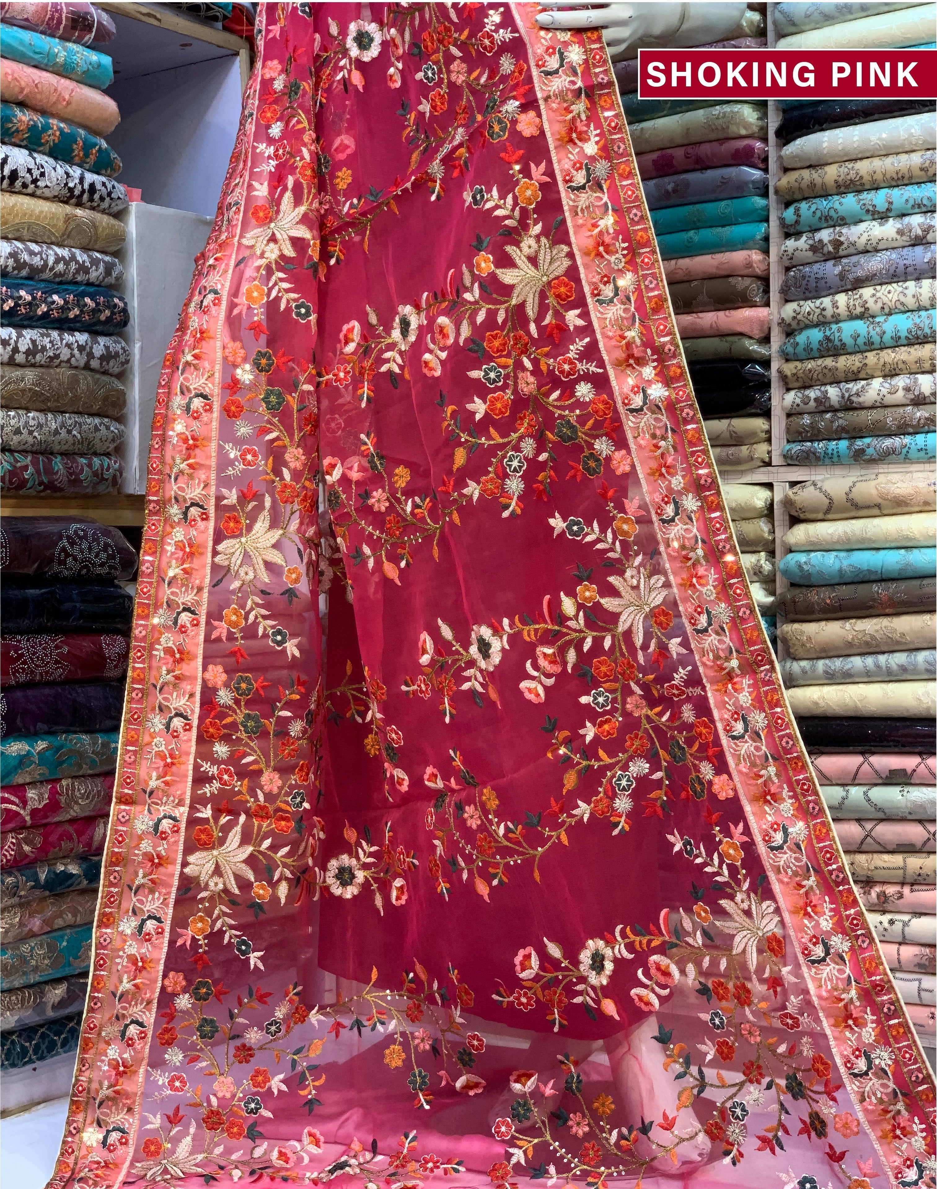 Premium Organza Bridal Shawl