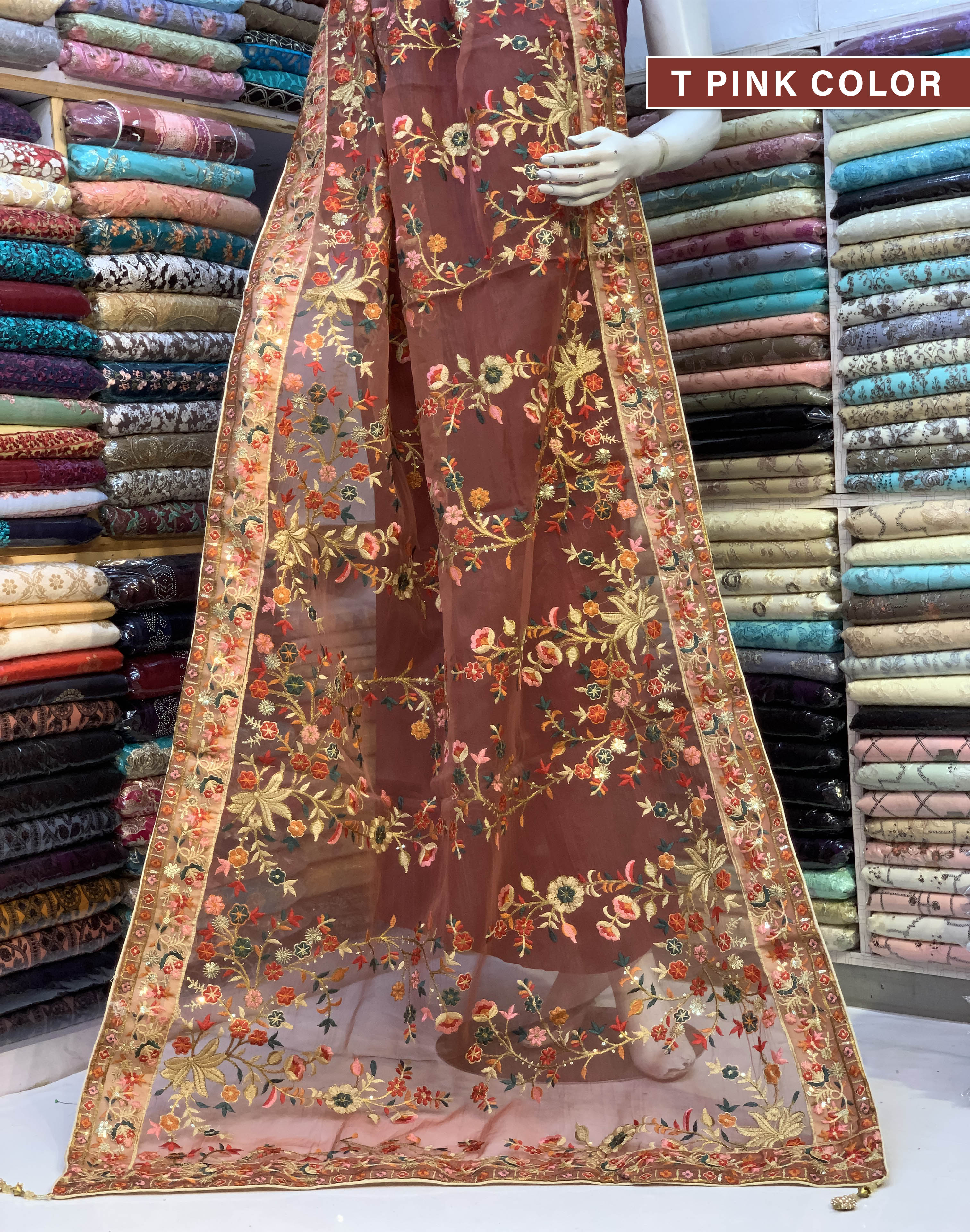 Premium Organza Bridal Shawl