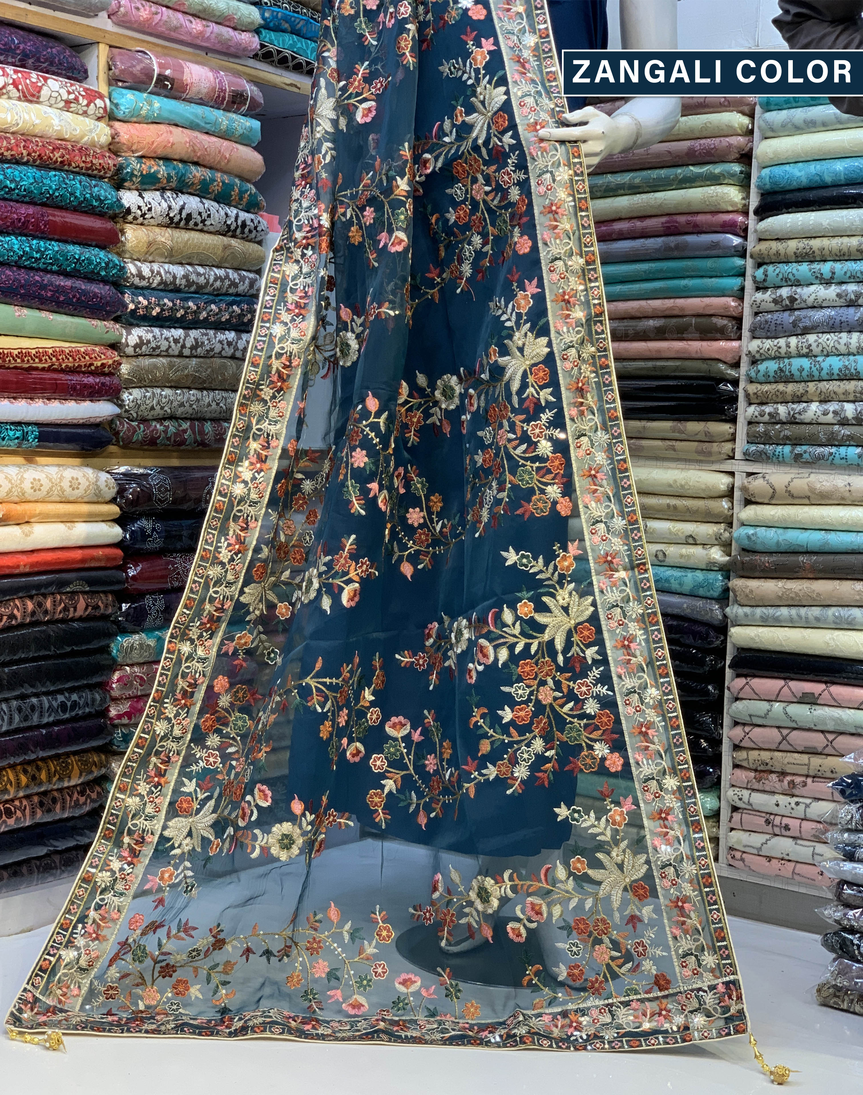 Premium Organza Bridal Shawl