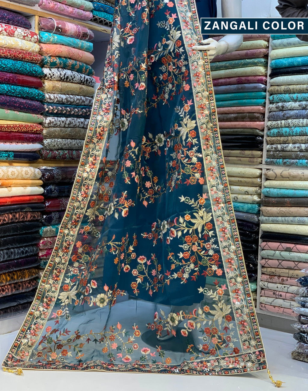 Premium Organza Bridal Shawl