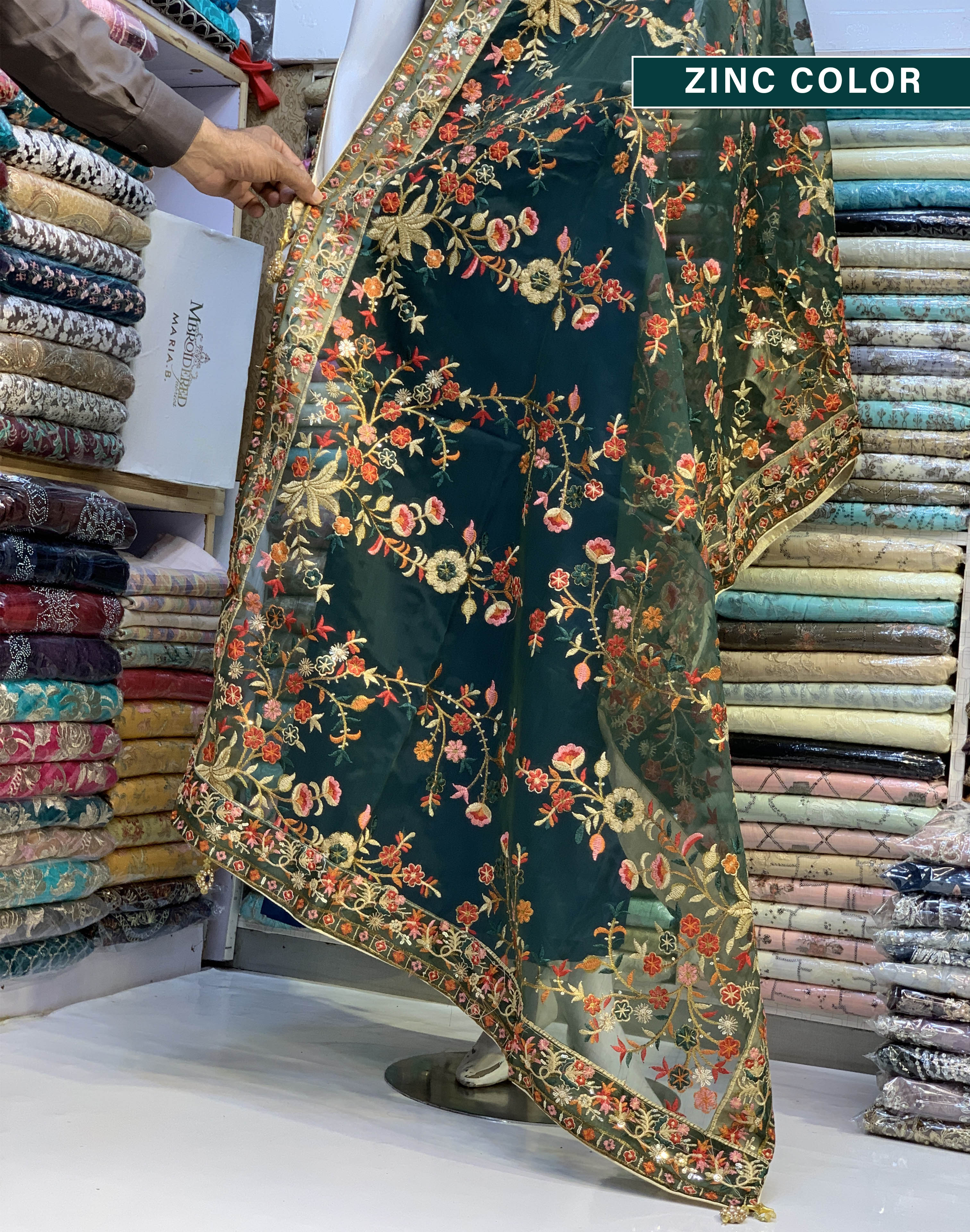 Premium Organza Bridal Shawl