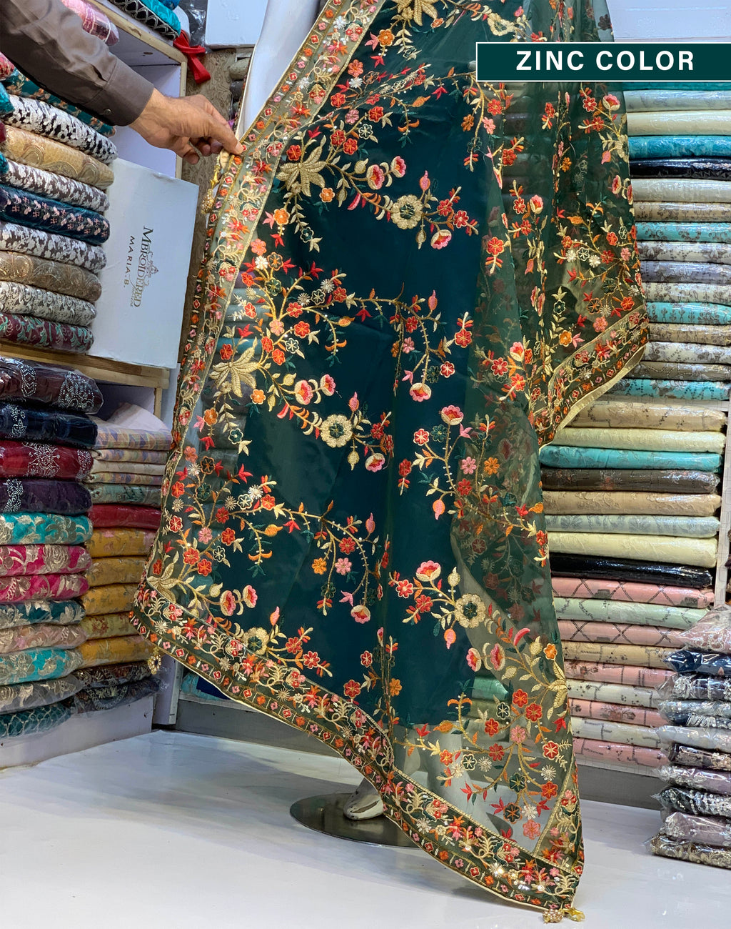Premium Organza Bridal Shawl