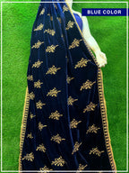 Premium Sequence Valvet Shawl