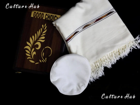 Premium Wool Shawl With Chitrali Pakol