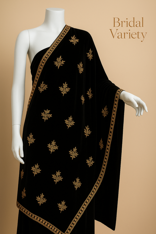 Premium Sequence Valvet Shawl