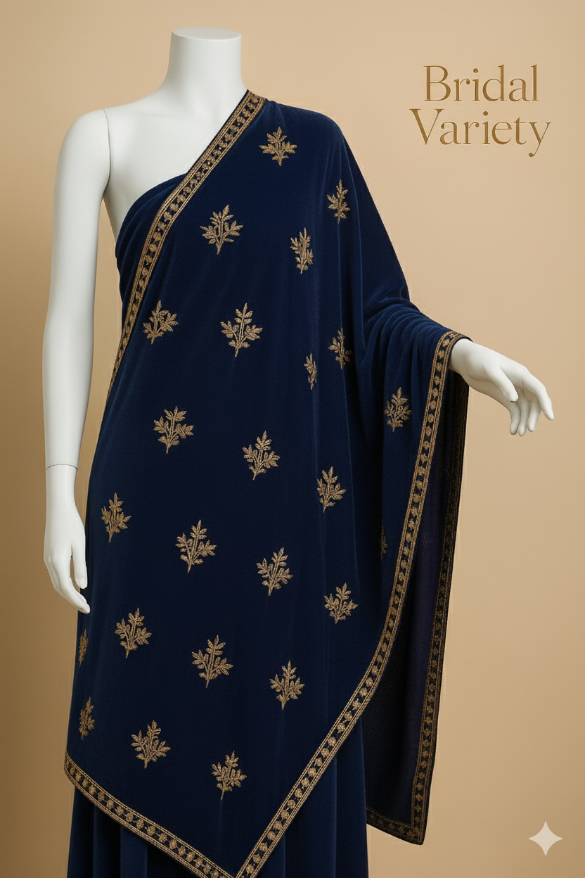 Premium Sequence Valvet Shawl